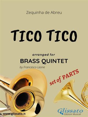 cover image of Tico Tico--Brass Quintet set of PARTS